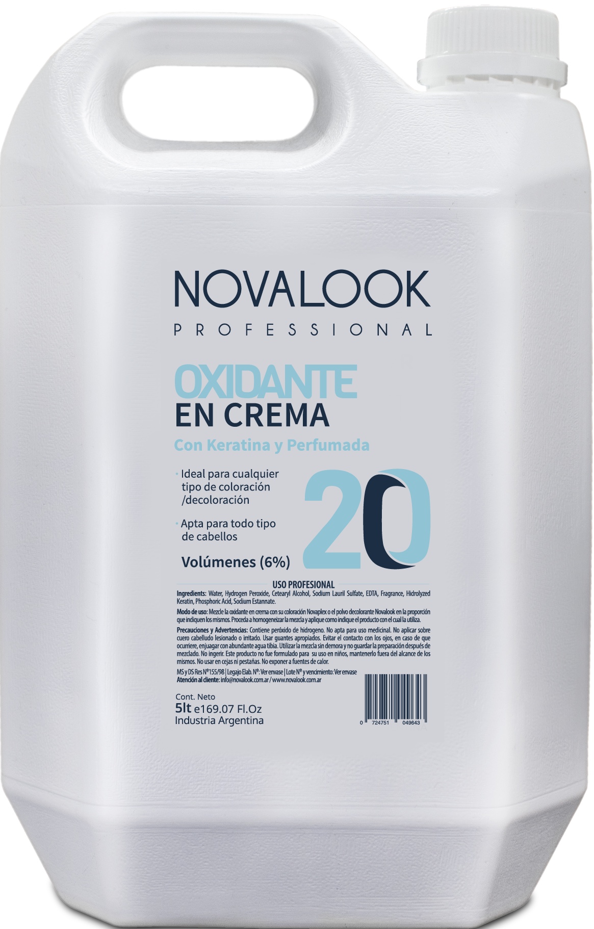 Agua oxigena 20vol