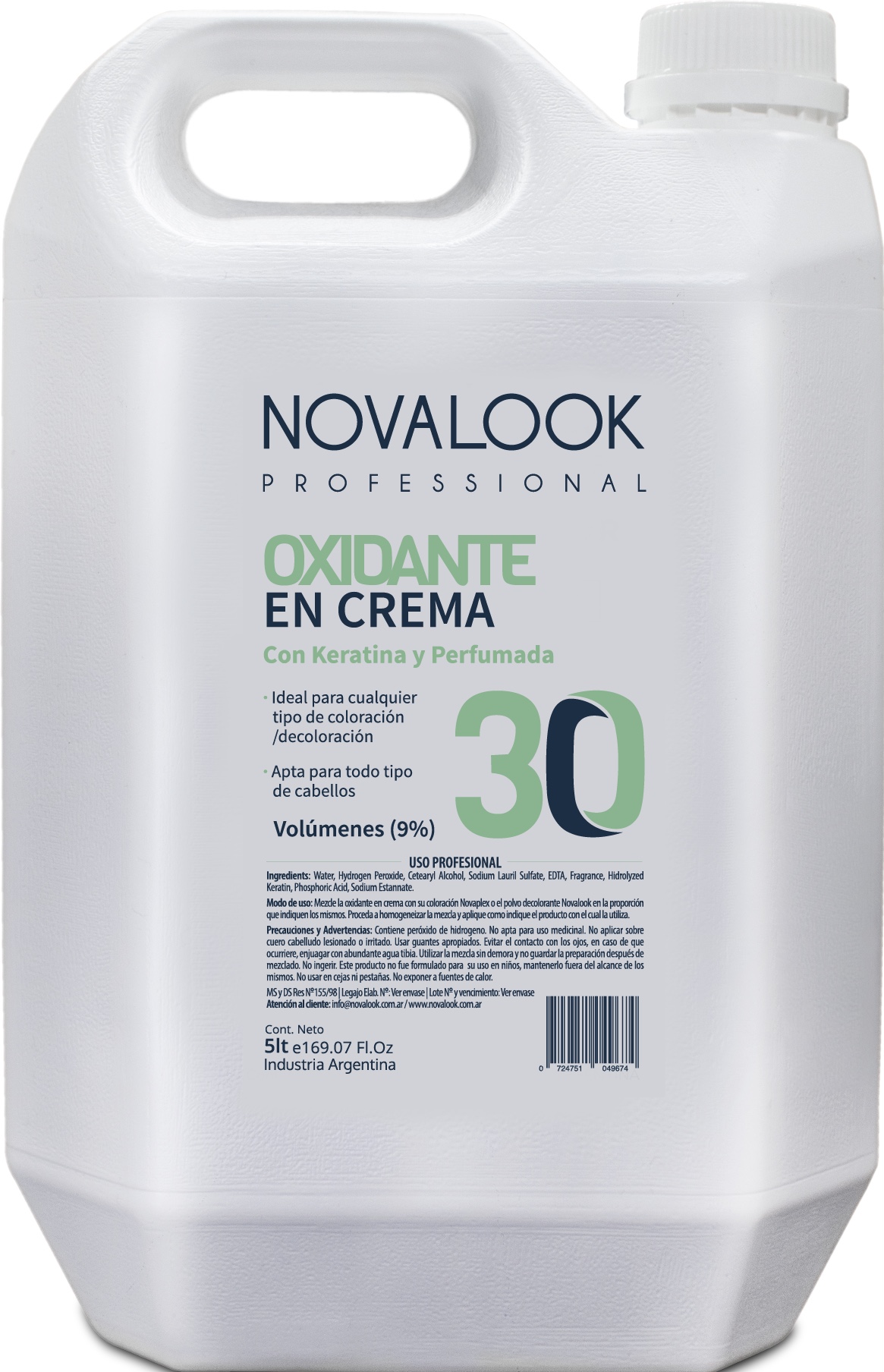 Agua Oxigenada 30vol